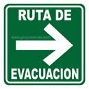 GS-101 SEÑALAMIENTO DE RUTA DE EVACUACION DERECHA